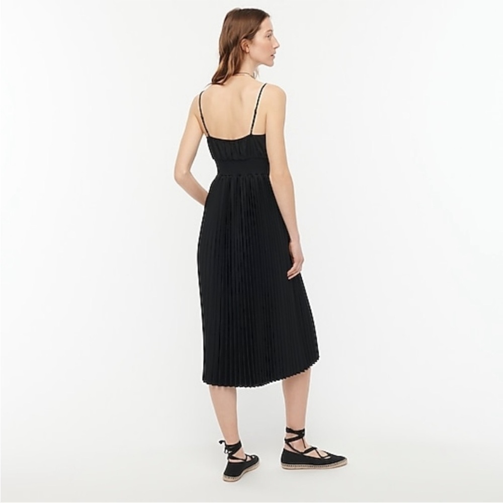 J Crew Smocked Waist Pleated Dress - Picture 2 of 6